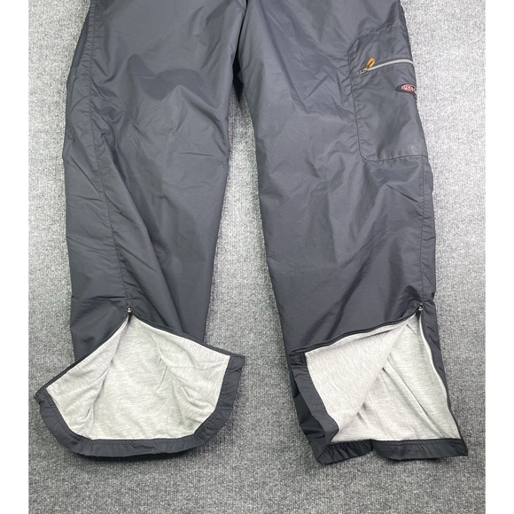 Vintage Nike Track Pants Mens XXL Gray Windbreaker Lined Cargo Y2K Baggy Warm Up - Picture 9 of 9